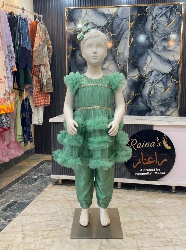 2piece frock (Stitched) for babies